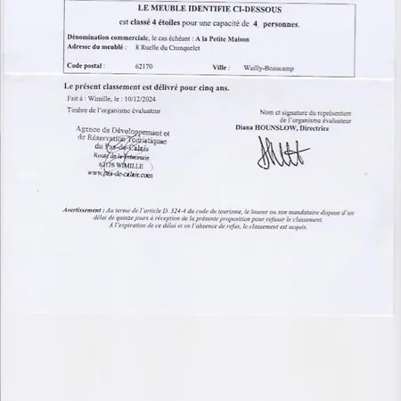 A La Petite Maison Wailly-Beaucamp